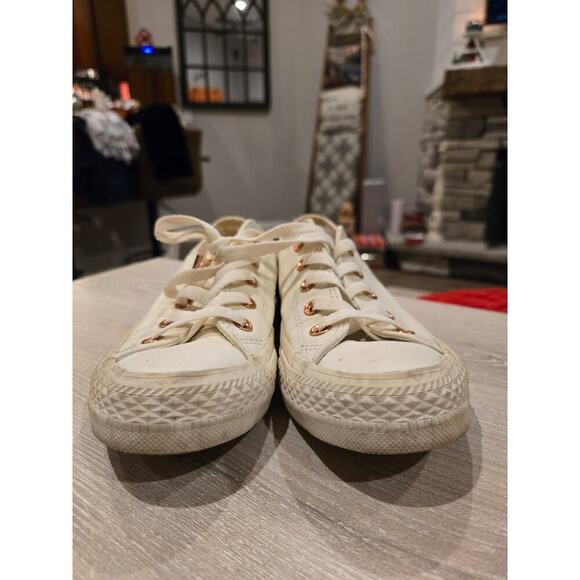 Converse Chuck Taylor All Star Craft Leather Ox Gold Women's Sneakers Size 7 - Picture 3 of 10